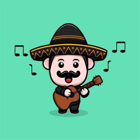 Mexican Mariachi Cartoon