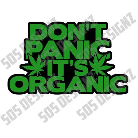 Don T Panic Its Organic Etsy