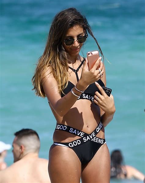 SONIA TLEV In Bikini At A Beach In Miami 03 11 2017 HawtCelebs