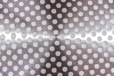 Metal Texture With Circle Perforated Background Stock Photo Image Of