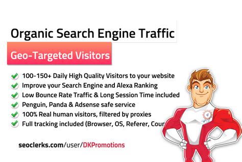 ORGANIC Keyword Targeted Search Engine Traffic W Bounce Rate Booster