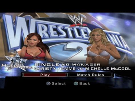 Christy Hemme Vs Michelle McCool Single YouTube