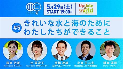 「update The World」「きれいな水と海のために わたしたちができること」に出演 Aqua Sphere