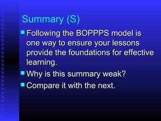 07 BOPPPS Model PPT