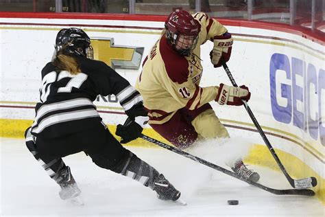 Goal By Goal Strong Overall Effort Lifts Bc Women’s Hockey To 4 2 Win Over Providence Bc