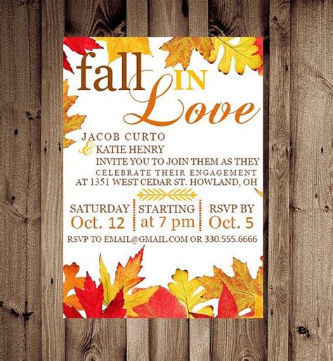 6 Best Images of Fall Printable Party Invitations - Fall Invitation ...