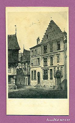 CDV LA MAISON DE TRISTAN L HERMITE À TOURS TIRAGE ALBUMINÉ VERS 1870