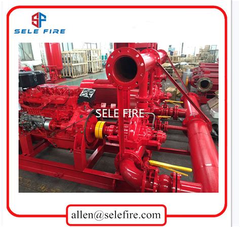 China Ulfm Approved Diesel Engine Driven Fire Fighting System