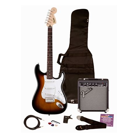 Combo Guitarra El Ctrica Sunburst Amplificador W Y Acc Fender