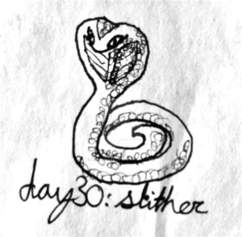 Inktober Day 30 Slither By Bluerosekatie On Deviantart