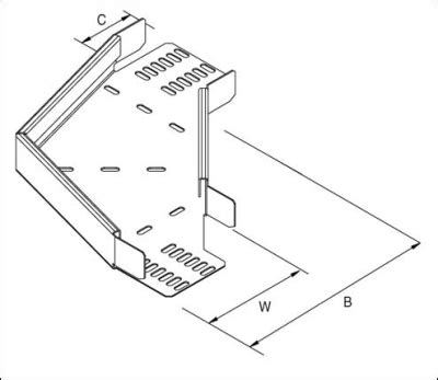 Atkore Unistrut Tuhb Pg Bend Deg Flat For Heavy Duty Tray