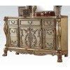 Dresden Panel Bedroom Set Gold Patina Acme Furniture FurniturePick