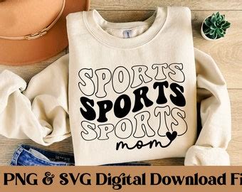 Sports Mom Svg Sports Mama Svg Living That Sports Mom Life Svg Mom