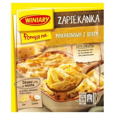 Winiary Pomys Na Zapiekanka Makaronowa Z Serem G Promocja Prim