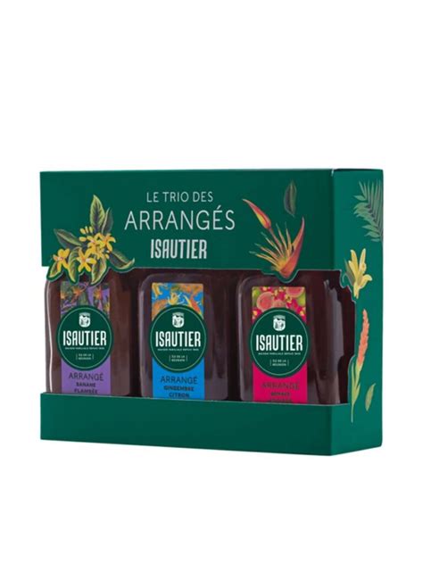 Isautier Rhum Arrange Coffret 3x20cl Go Duty Free Mauritius