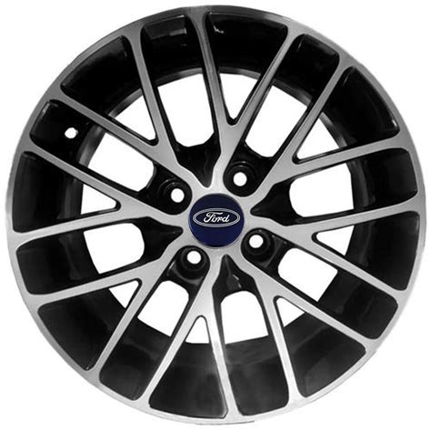 Jogo De Rodas Ford Fiesta Aro X Et Ewb Preto Diamantado