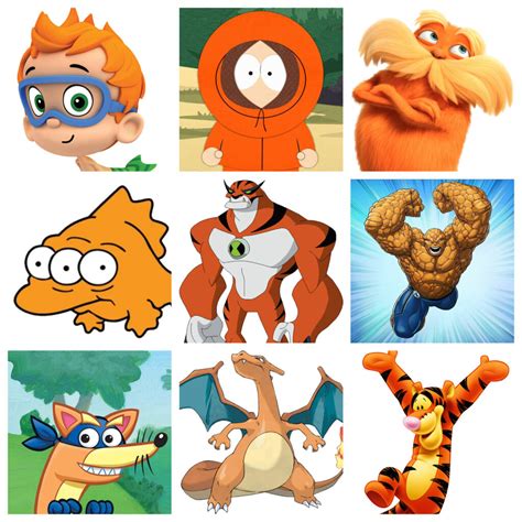 16 Most Iconic Orange Cartoon Characters of All Time