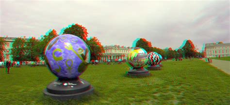 Greenwich Maritime Museum 3D GoPro Anaglyph Stereo Red Cya Flickr