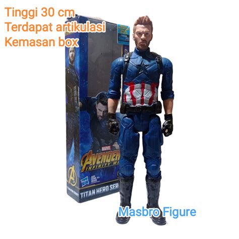 Jual Hasbro Marvel Avengers Infinity War Titan Hero Series Captain