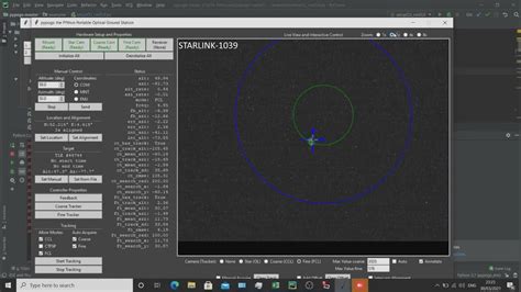 Starlink Satellite Tracking With Portable Telescope Youtube