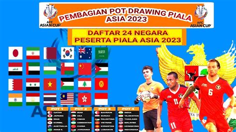 Drawing Pembagian Pot Piala Asia Timnas Senior Daftar Negara