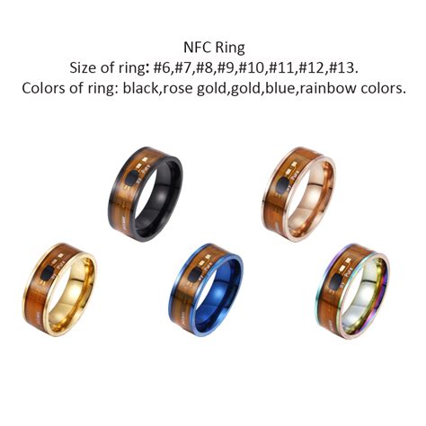 Amazon Hot Sale Rfid Smart Nfc Ring Used For Payment Manufacturer Factory Price Supply