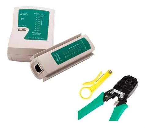 Combo Crimpeadora Pelacable Tester De Red Utp Rj45 En Venta En