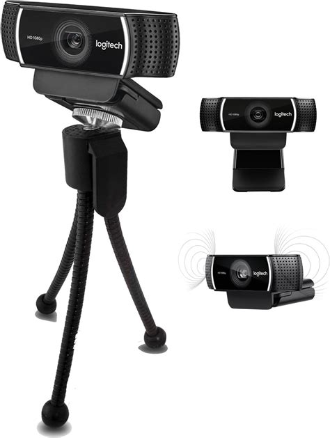 Logitech C922 Pro Stream 1080p Hd Camera Webcam With Tripod For Game Streaming