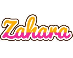 Zahara Logo | Name Logo Generator - Smoothie, Summer, Birthday, Kiddo, Colors Style