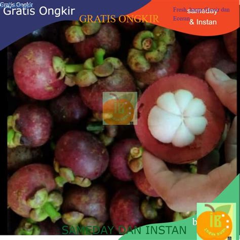 Jual Indukbuah Buah Manggis Manis Seger 1 Kg Shopee Indonesia