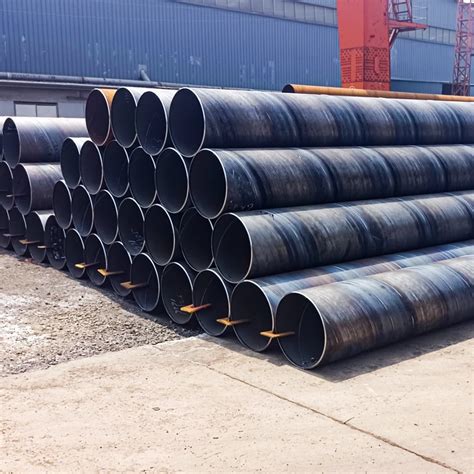 Spiral Welded Tube Steel Piles Pipe Mm Large Diameter Thick Wall