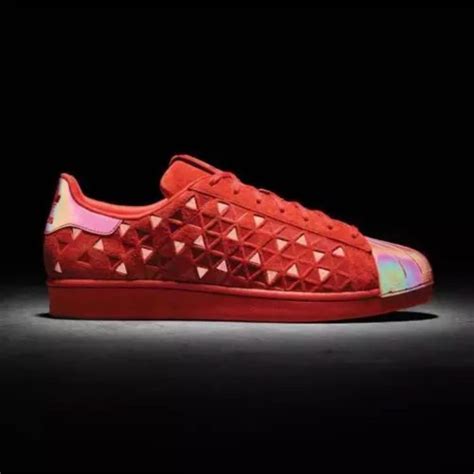 🔴sold Adidas Mens Xeno Superstar Reflective Red Nwt Adidas Shoes