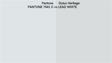 Pantone C Vs Dulux Heritage Lead White Side By Side Comparison