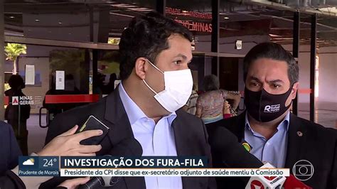 V Deo Presidente Da Cpi Dos Fura Fila Disse Que Ex Secret Rio Adjunto