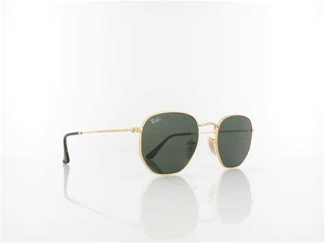 Ray Ban Hexagonal Rb N Gold Crystal Green