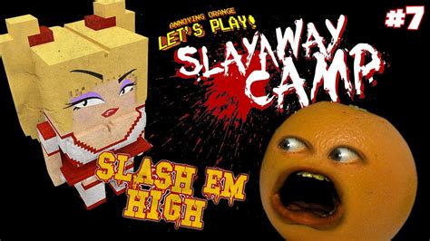 Annoying Orange Plays Slayaway Camp 7 Slashem High Youtube