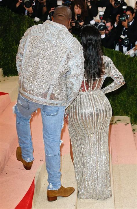 Met Gala 2016 Kim Kardashian And Kanye West In Balmain Tom Lorenzo