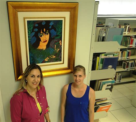 Not Cia Biblioteca Central Da Udesc Recebe Doa O De Quadro Da