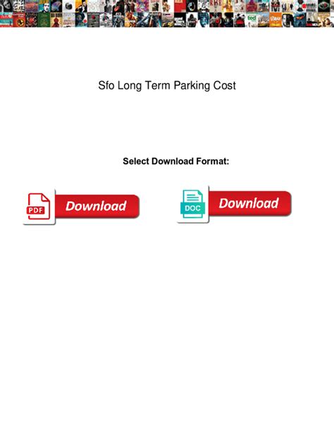 Fillable Online Sfo Long Term Parking Cost. Sfo Long Term Parking Cost almost Fax Email Print ...