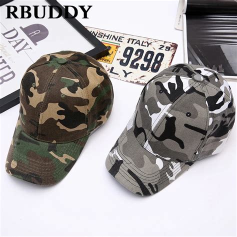 Aliexpress Buy RBUDDY Army Camo Baseball Caps Camouflage Tactical