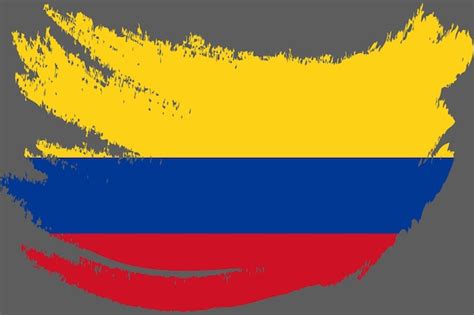 Premium Vector | Colombia flag vector