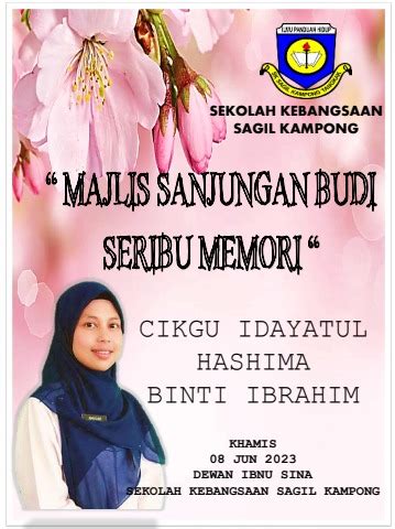 Buku Program Majlis Perpisahan Cikgu Shima Sksk Noraniyah Hamdani