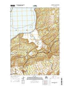 Fort Richardson Topo Map in Anchorage Municipality, Alaska