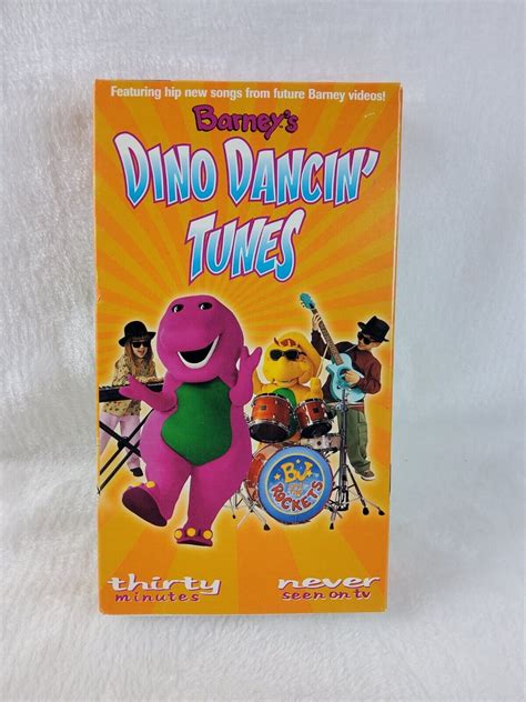 Barneys Dino Dancin Tunes Vhs 2000 Video Tape Sing Along Songs Dancing Vintage 45986020512 Ebay