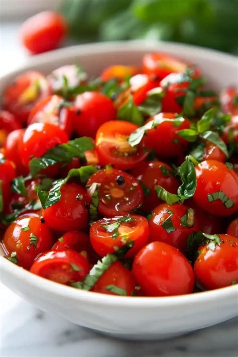 Marinated Cherry Tomatoes Recipe Mmmrecipes Easy And Delicious Recipes