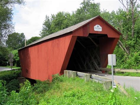 Cooley 1849 Covered Bridge In Rutland County Vermont