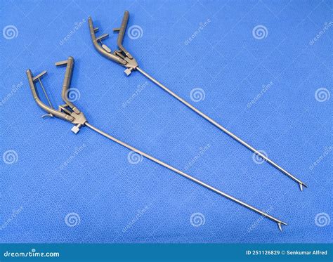 Laparoscopic Needle Holders Stock Image Image Of Handle Hospital