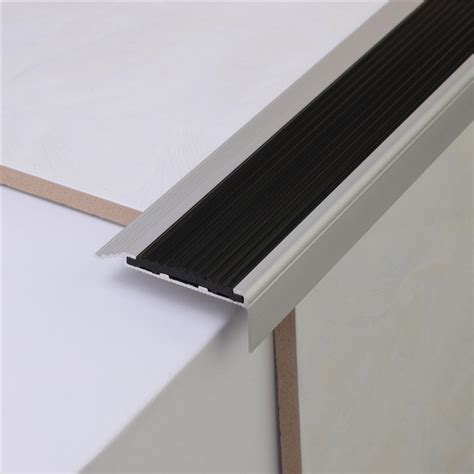 Niu Yuan Extrusion Profile Aluminum Anti Slip Bullnose Stair Nosing