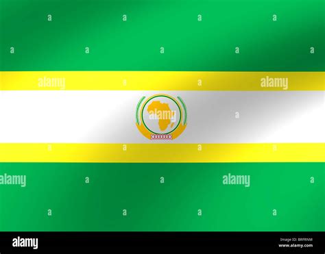 African Union flag Stock Photo - Alamy