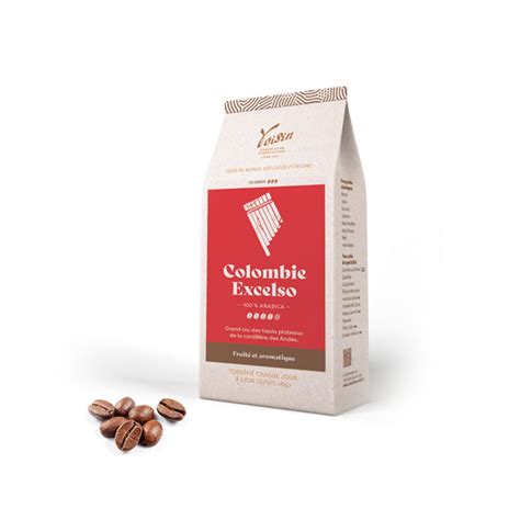 Voisin Colombie Café en Grains 100 Arabica Intensité 3 5 250gr